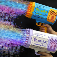 69 Holes Rechargeable Battery Soap Bubble Machine Gun for Adults and Children