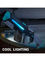 420cc Electric High-Pressure Water Gun – Powerful Lighting Technology, Automatic Water Blaster Toy for Summer Outdoor Fun