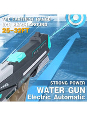 420cc Electric High-Pressure Water Gun – Powerful Lighting Technology, Automatic Water Blaster Toy for Summer Outdoor Fun