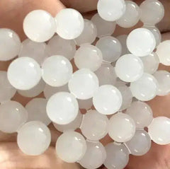 7-8mm Milky White Hardened Gel Balls (Gold Label)