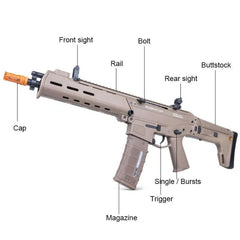JM Gen10 J10 ACR Gel Blaster - Color Black or Tan