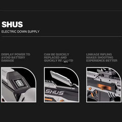 LKShark Shus Blowback Gel Ball Blaster Powered by Block Battery