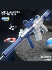 M416 Electric Water Gun - High-Power Automatic Squirt Gun with Long Range and Rechargeable Battery