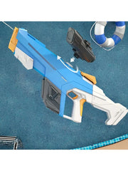 High Power Automatic Water Suction Electric Squirt Gun - Light-Up Blaster for Adults & Kids