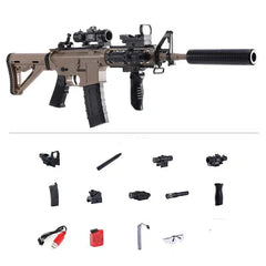 TG HK416 Electric Tan Gel Ball Blaster with Full Accessories