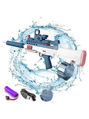 QBZ95 WaveCrusher – High-Capacity Automatic Water Blaster with 32FT Power Splash for Ultimate Summer Battles & Non-Stop Soaking Fun.