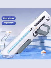 High-Pressure Electric Water Gun – Powerful Automatic Water Blaster with LED Lights for Adults, Perfect for Outdoor and Pool Fun