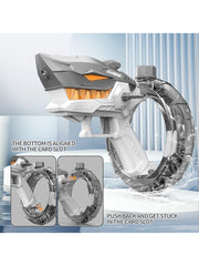 High-Quality Electric Shark Water Gun Pichkari – Automatic High-Pressure Spray Gun for Kids’ Outdoor Summer Fun